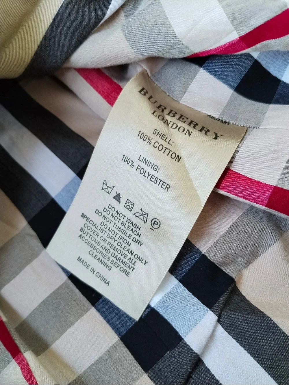 Burberry London Women’s Belted Trench Coat Beige Nova Check Cotton US 4 Small - Picture 5 of 9